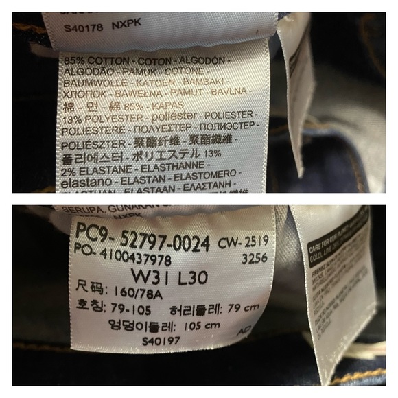 Levi’s 720 High Rise Super Skinny Dark Wash Jeans - Picture 13 of 14